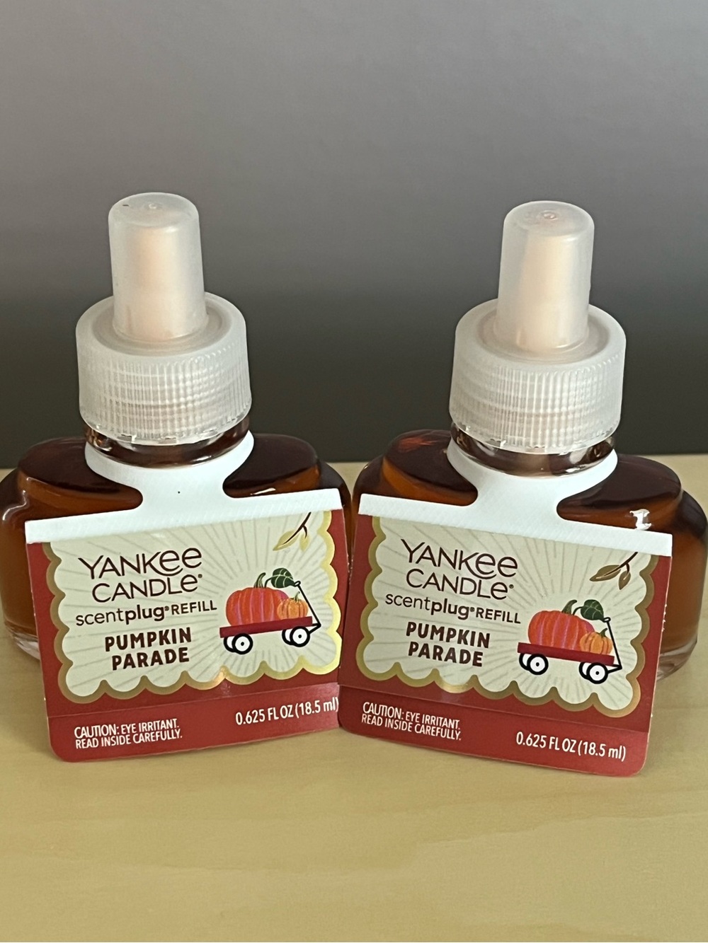 Two New Yankee Candle Pumpkin Parade Plug In Scented Refills